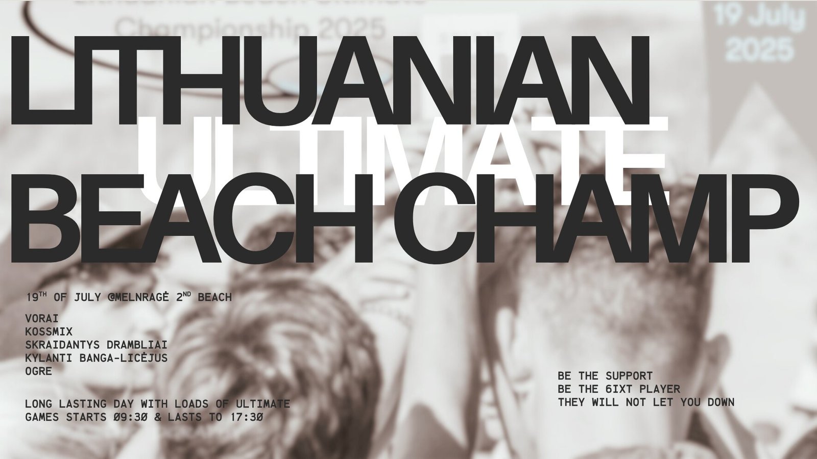 Lithuanian Beach Ultimate Championship 2025